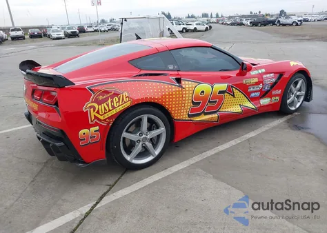 2015 Chevrolet Corvette Stingray из США, поврежденный, VIN 1G1YB2D76F5122463